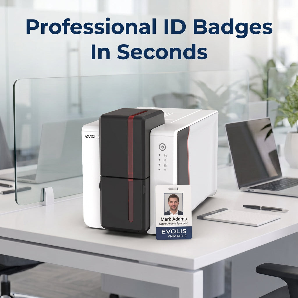 Print Professional ID Badges with Evolis Primacy 2 Simplex