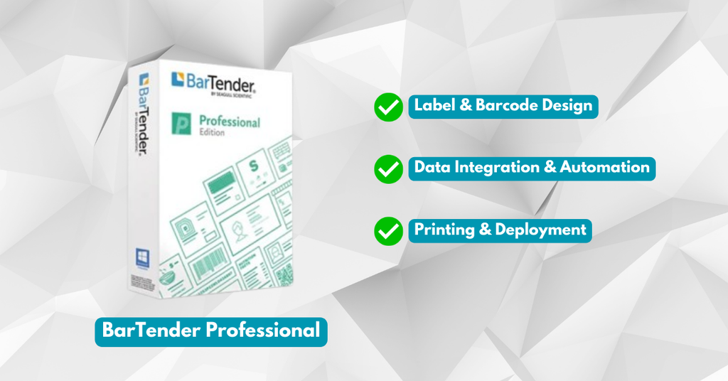 BarTender Professional Edition-Label Design Barcode Software Solution