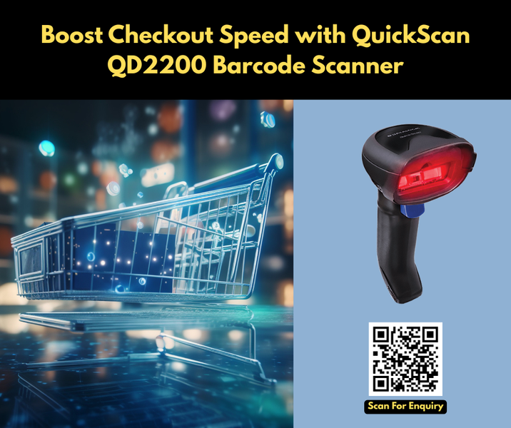 Boost Checkout Speed with Datalogic QuickScan QD2200 Barcode Scanner