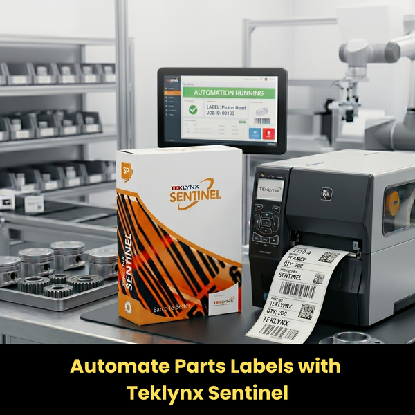 Automate Parts Labels with Teklynx Sentinel
