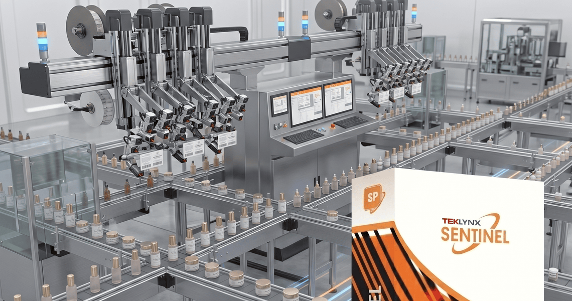 Automate Skincare Packaging Labels with Teklynx Sentinel