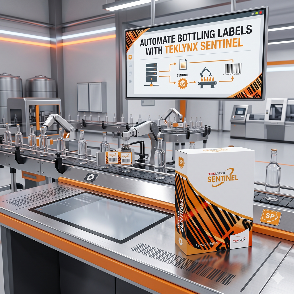 Automate Bottling Labels with Teklynx Sentinel