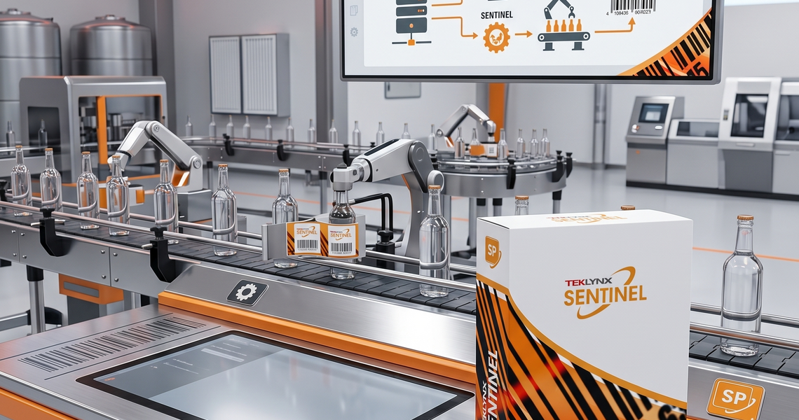 Automate Bottling Labels with Teklynx Sentinel