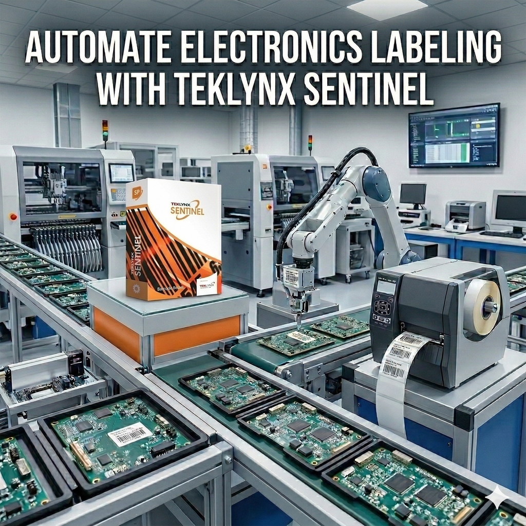 Automate Electronics Labeling with Teklynx Sentinel