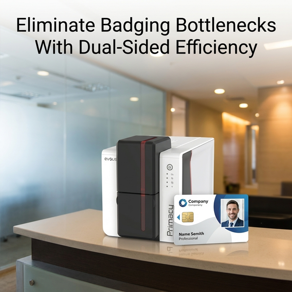 High-Performance ID Card Printer with Evolis Primacy 2 Duplex