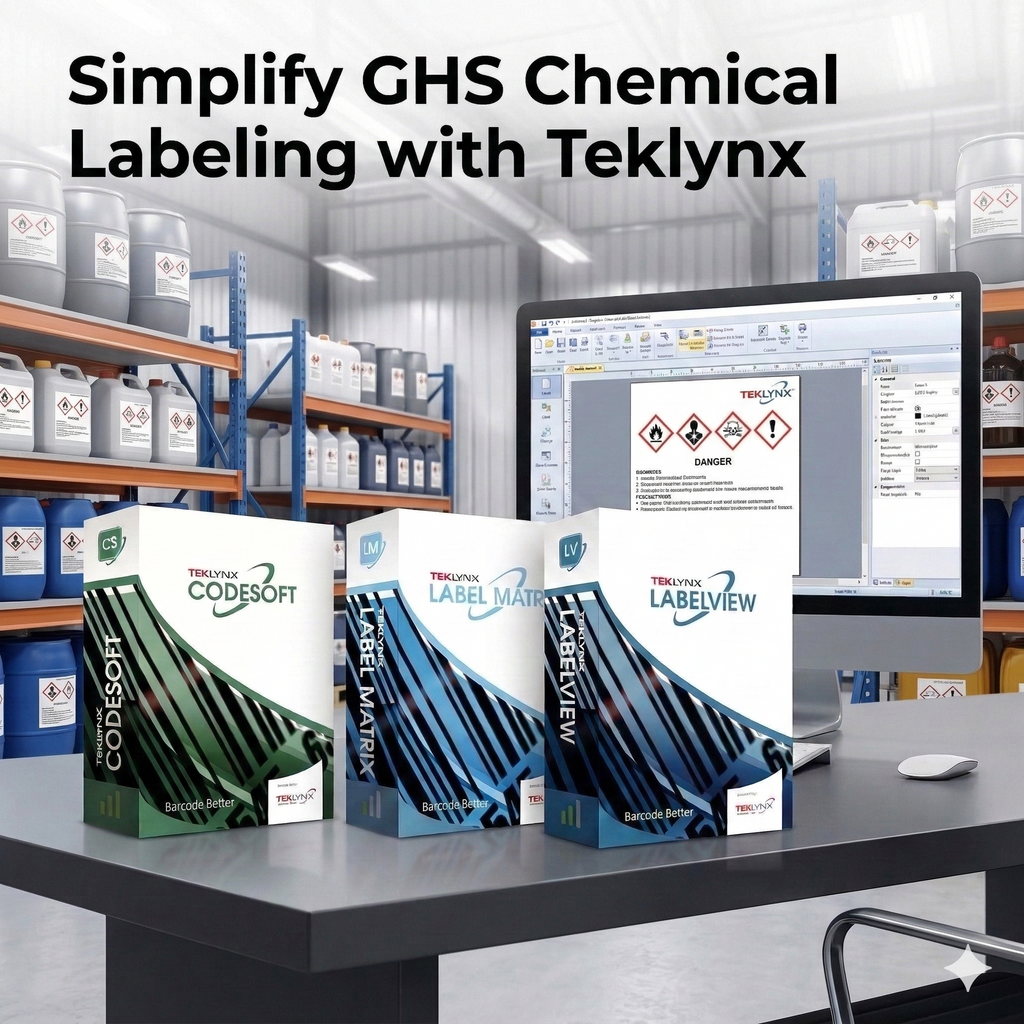 Simplify GHS Chemical Labeling with Teklynx