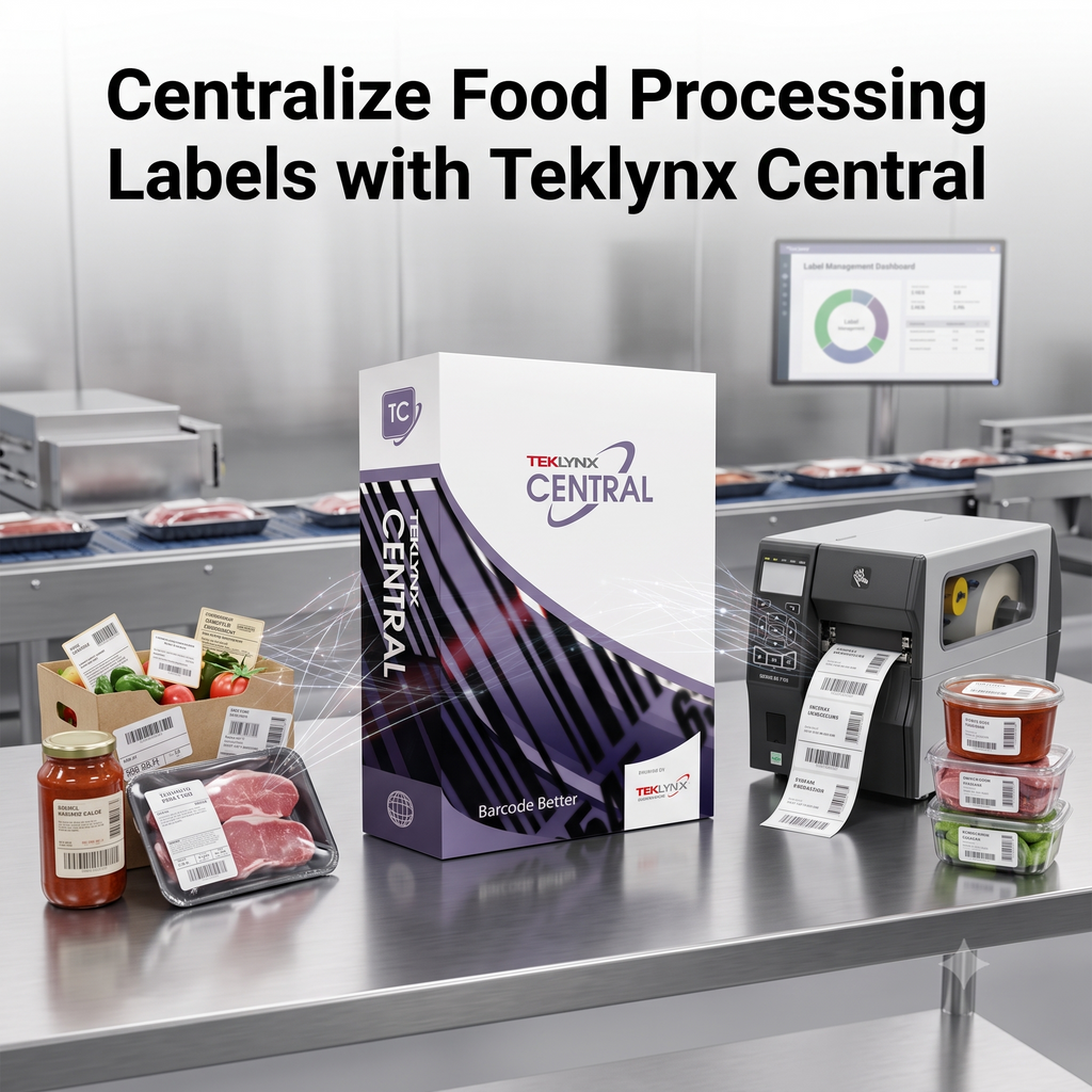 Centralize Food Processing Labels with Teklynx Central