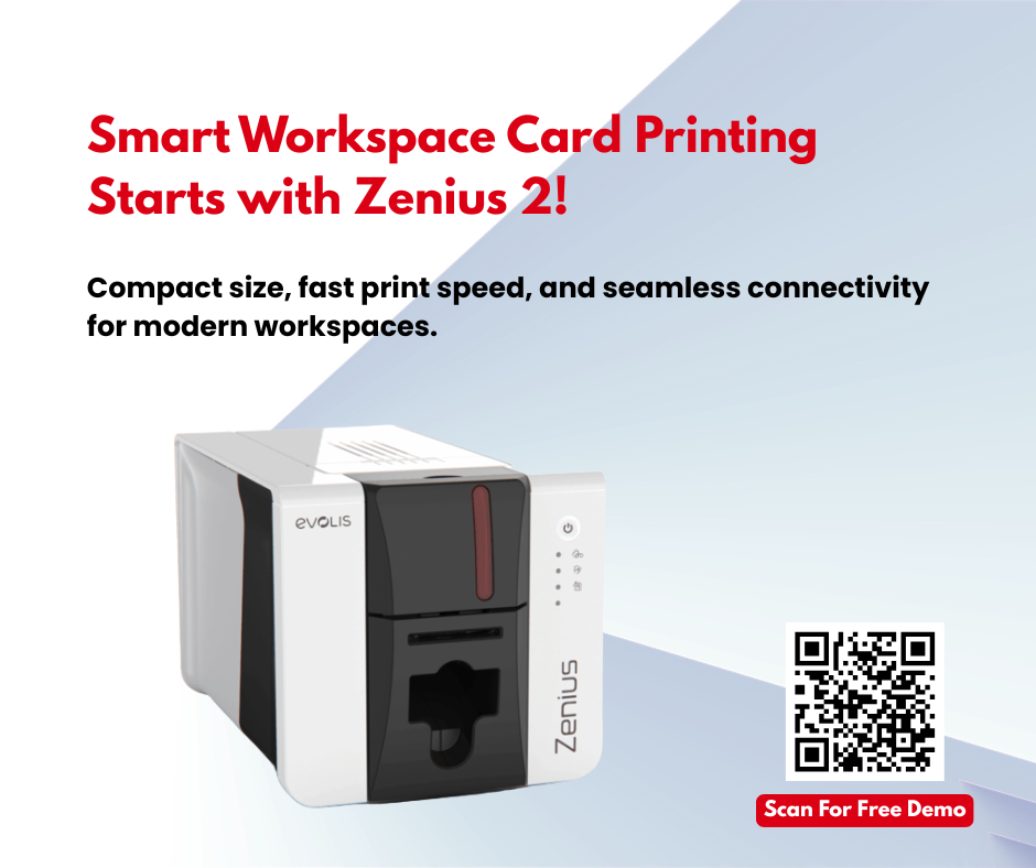 Zenius 2: Compact Card Printing for Smart Workspaces