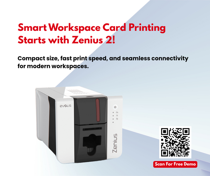 Zenius 2: Compact Card Printing for Smart Workspaces