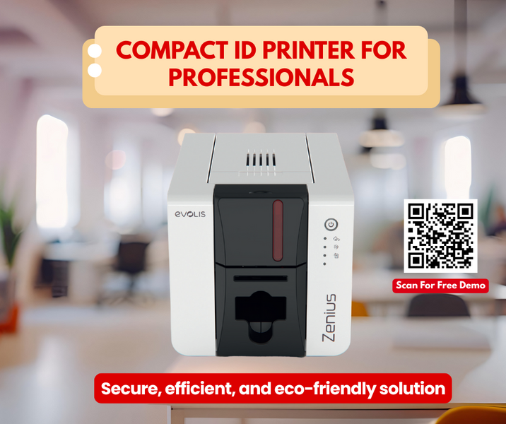 Evolis Zenius 2: Compact, Secure ID Printer for Small to Medium Use