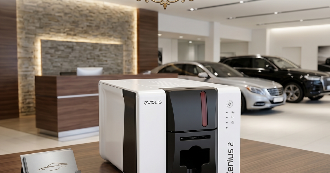 Elegant Dealership ID Card Printer with Zenius 2