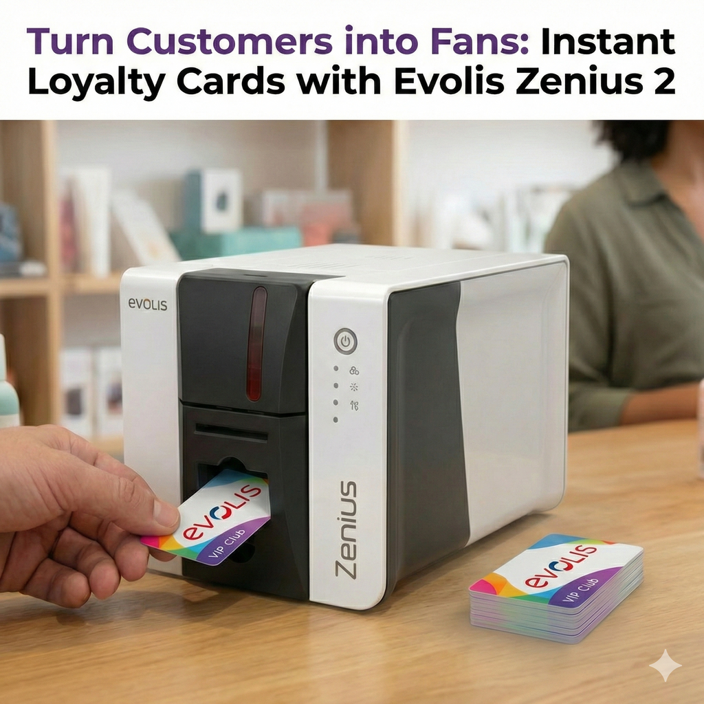 Turn Customers into Fans: Instant Loyalty Cards with Evolis Zenius 2