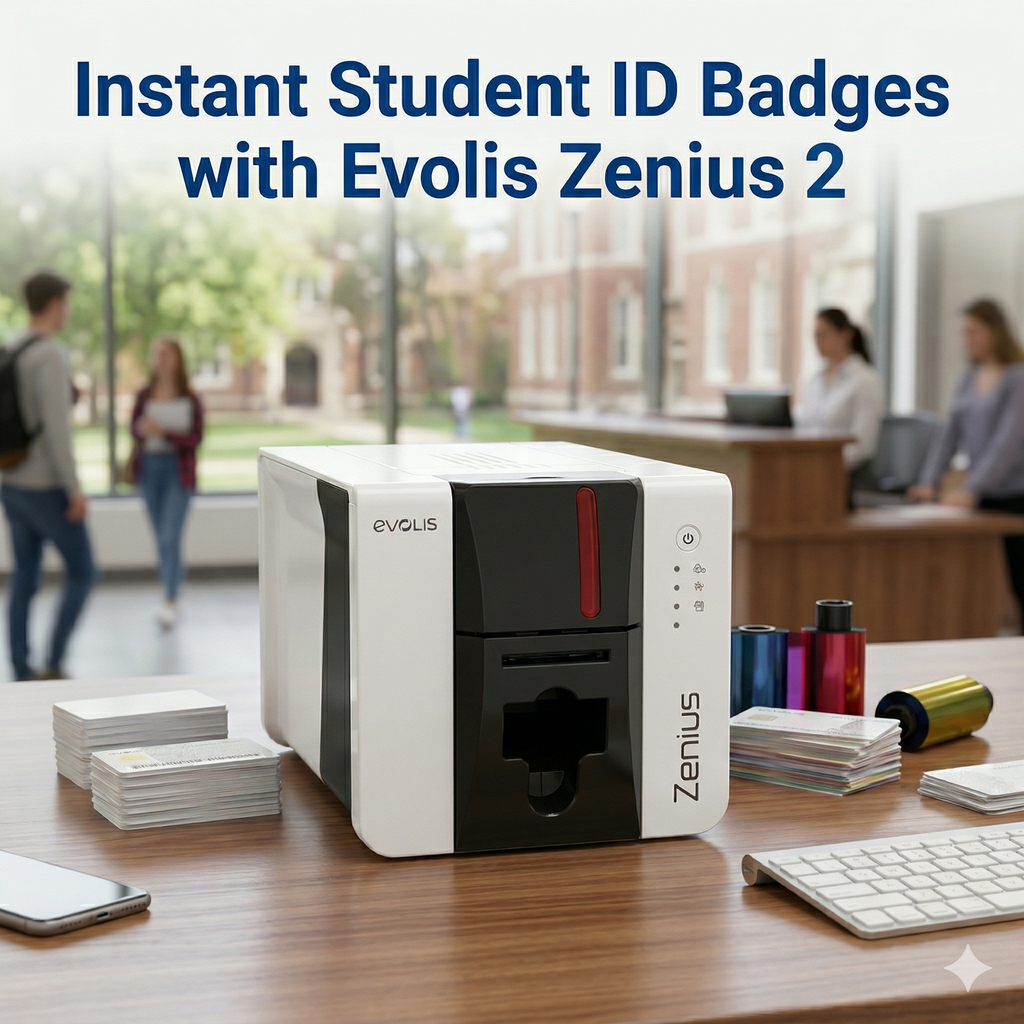 Instant Student ID Badges with Evolis Zenius 2
