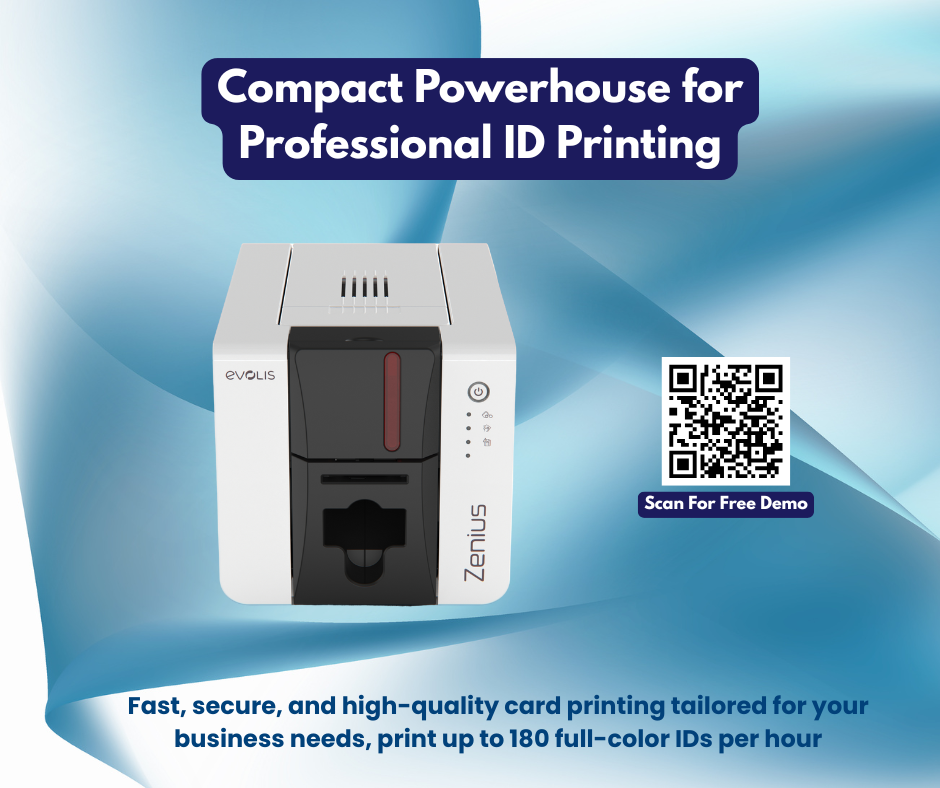 Evolis Zenius 2: Compact Powerhouse for Professional ID Printing