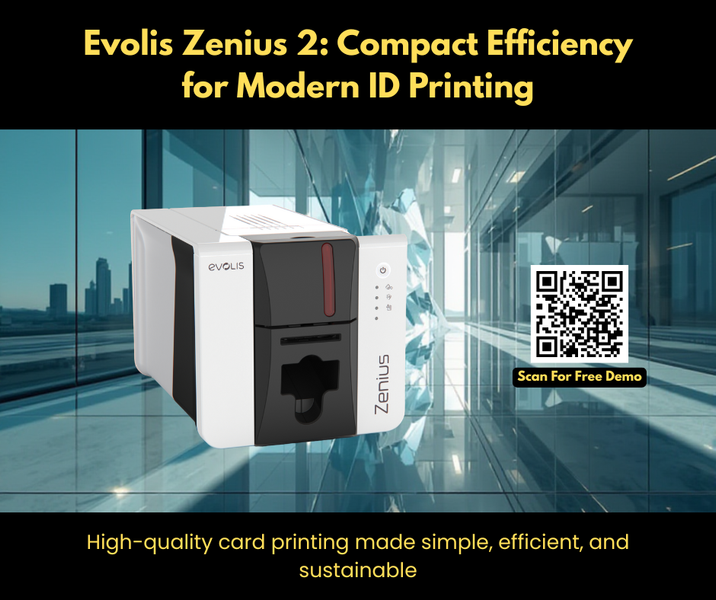 Evolis Zenius 2: Compact Efficiency for Modern ID Printing