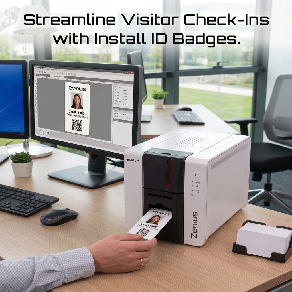 Streamline Single-Sided Badge Issuance with Evolis Zenius 2
