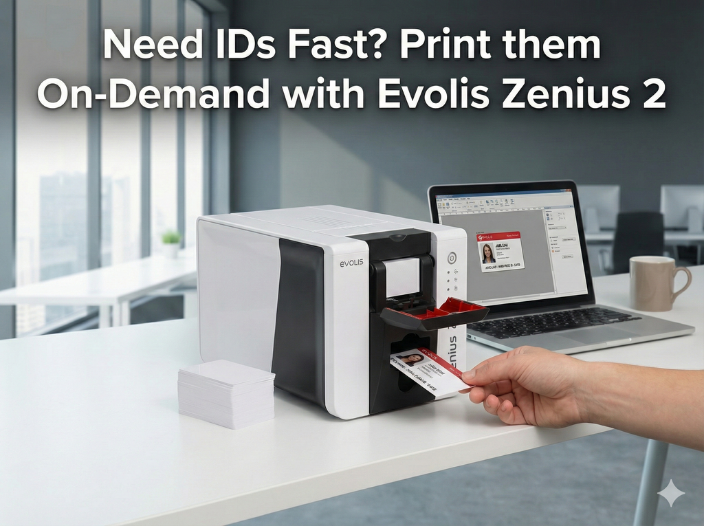 Need IDs Fast? Print them On-Demand with Evolis Zenius 2