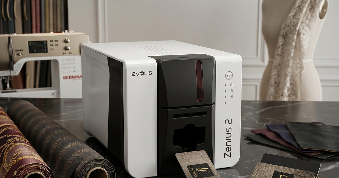 Elegant Bespoke Fashion PVC Card Printer with Evolis Zenius 2