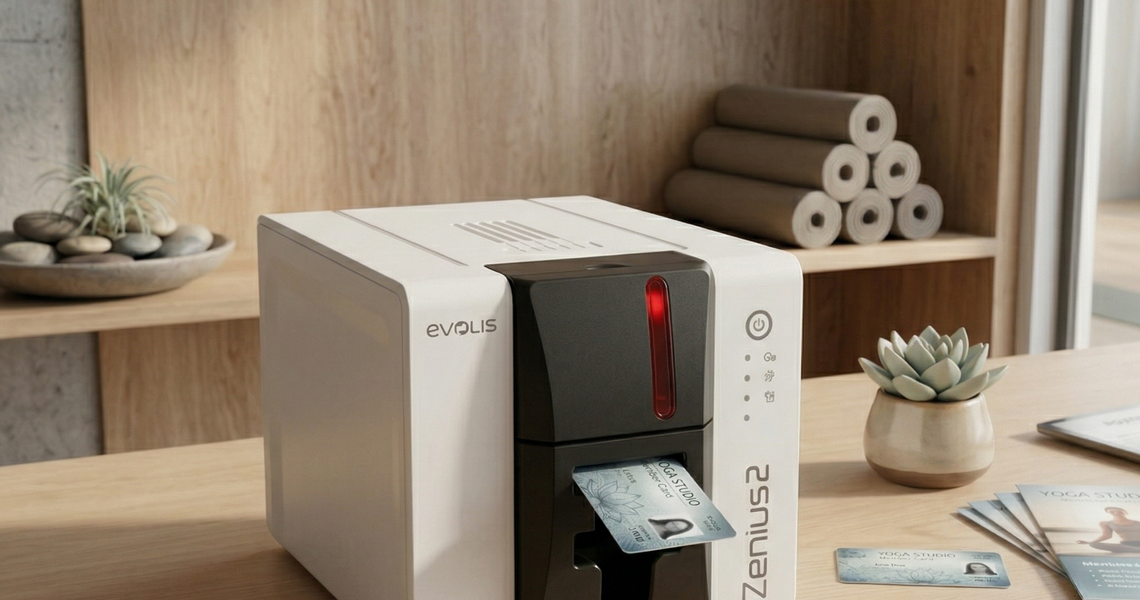 Print Yoga Studio Member Cards with Evolis Zenius 2