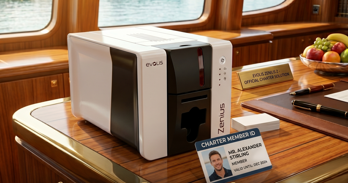 Luxury Yacht Charter PVC Card Printer with Zenius 2 – ALC Technologies