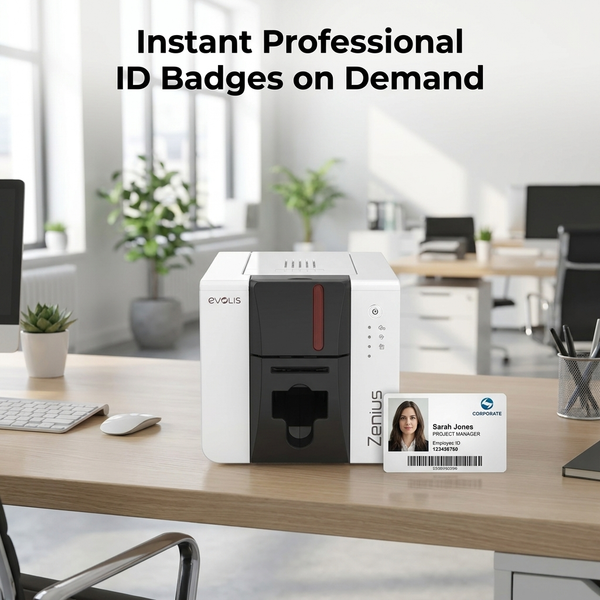 Simplify On-Demand Badge Printing with Evolis Zenius 2