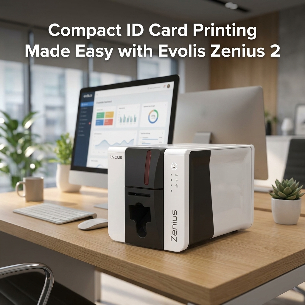 Compact ID Card Printing Made Easy with Evolis Zenius 2