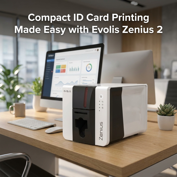 Compact ID Card Printing Made Easy with Evolis Zenius 2