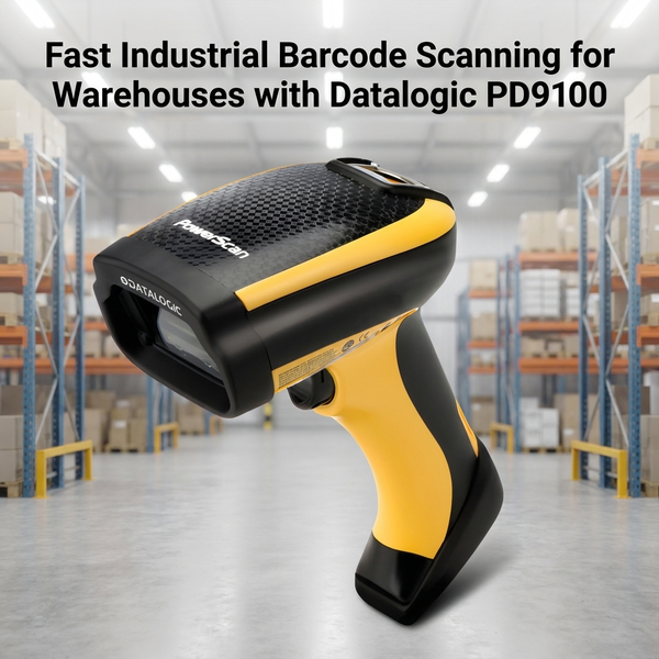 Fast Industrial Barcode Scanning for Warehouses with Datalogic PD9100
