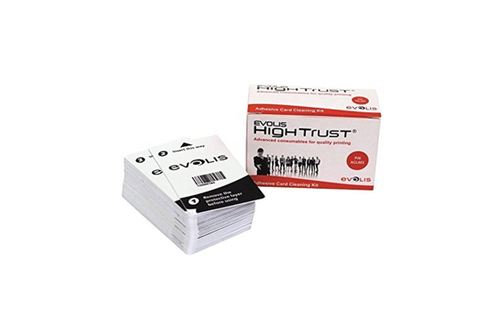 EVOLIS Adhesive Cleaning Card for Rollers - 1
