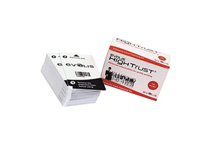 EVOLIS Adhesive Cleaning Card for Rollers