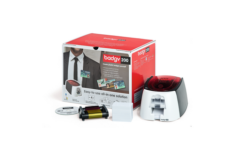 EVOLIS BADGY200 Card Printer Bundle - 1