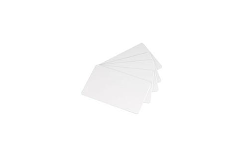 EVOLIS PVC Blank Pure White ISO Card 30mil - 1