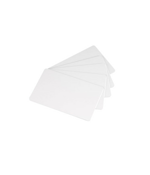 EVOLIS PVC Blank Pure White ISO Card 30mil - 1