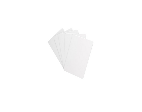 EVOLIS PVC Blank Pure White ISO Card 30mil - 2