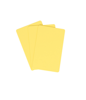 EVOLIS PVC Blank ISO Yellow Card 30mil