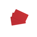 EVOLIS PVC Blank ISO Red Card 30mil