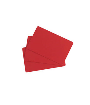 EVOLIS PVC Blank ISO Red Card 30mil - 1