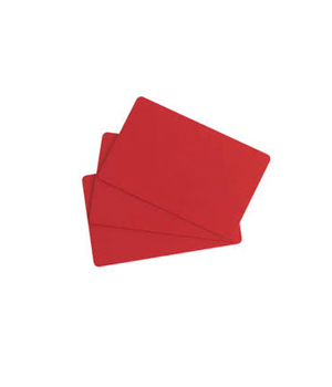 EVOLIS PVC Blank ISO Red Card 30mil