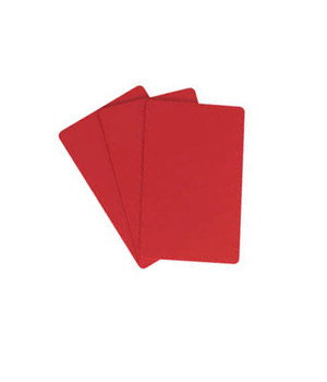 EVOLIS PVC Blank ISO Red Card 30mil - 2