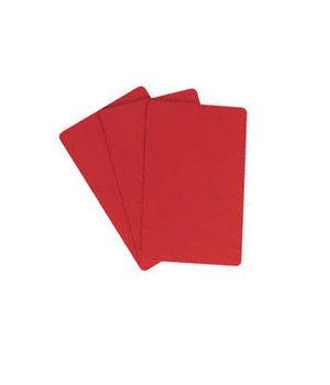 EVOLIS PVC Blank ISO Red Card 30mil