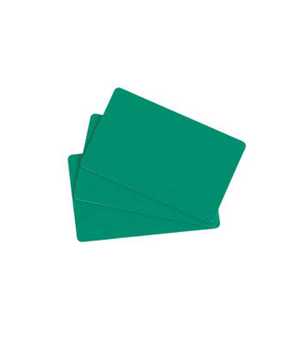 EVOLIS PVC Blank ISO Green Card 30mil