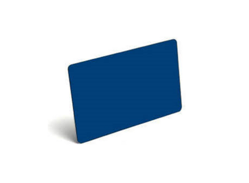 EVOLIS PVC Rewritable Blank Blue Card 30mil - 1