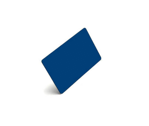 EVOLIS PVC Rewritable Blank Blue Card 30mil - 2