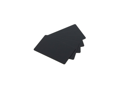 EVOLIS PVC-U Matte Black ISO Card 30mil - 1