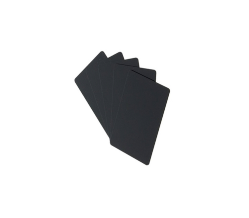 EVOLIS PVC-U Matte Black ISO Card 30mil - 2