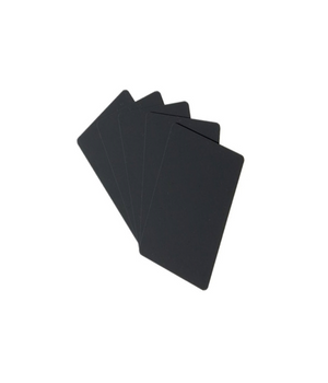 EVOLIS PVC-U Matte Black ISO Card 30mil - 2