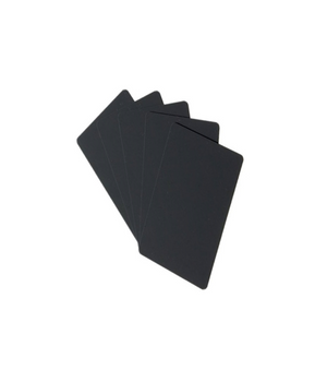 EVOLIS PVC-U Matte black Blank ISO Card 30mil