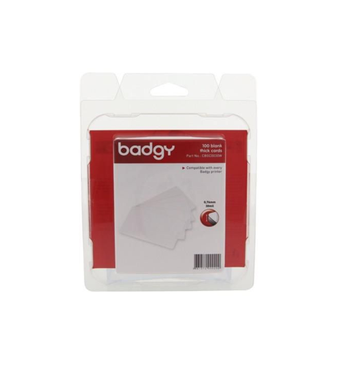 EVOLIS Badgy PVC Blank Pure White 30mil - 1