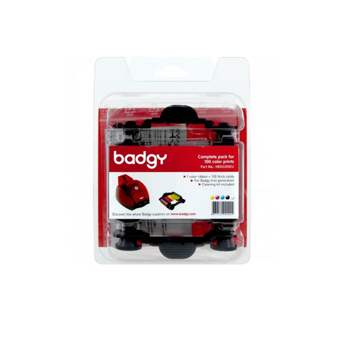 EVOLIS BADGY Consumable Ribbon Cards & Kit - 1